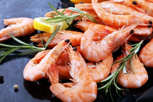 L'écailler: Les 6 crevettes crystal